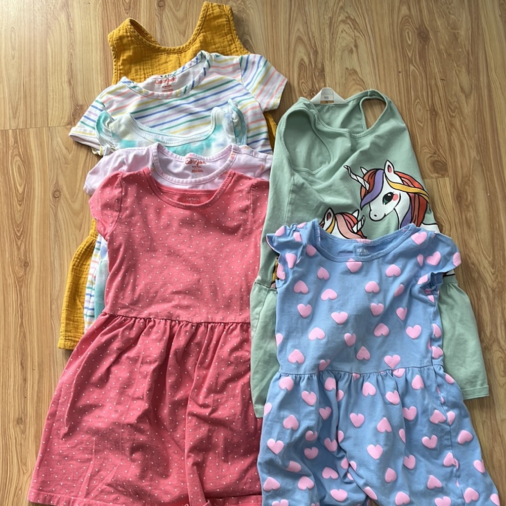 7 Dresses. Size 6/6X.